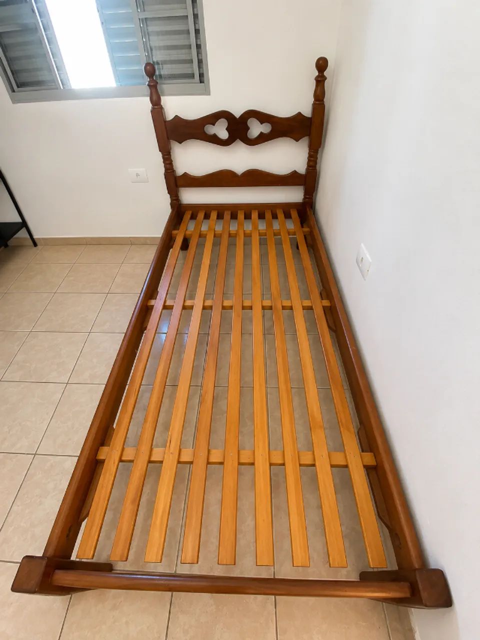 CAMA DE SOLTEIRO MADEIRA MACIÇA - Foto 2