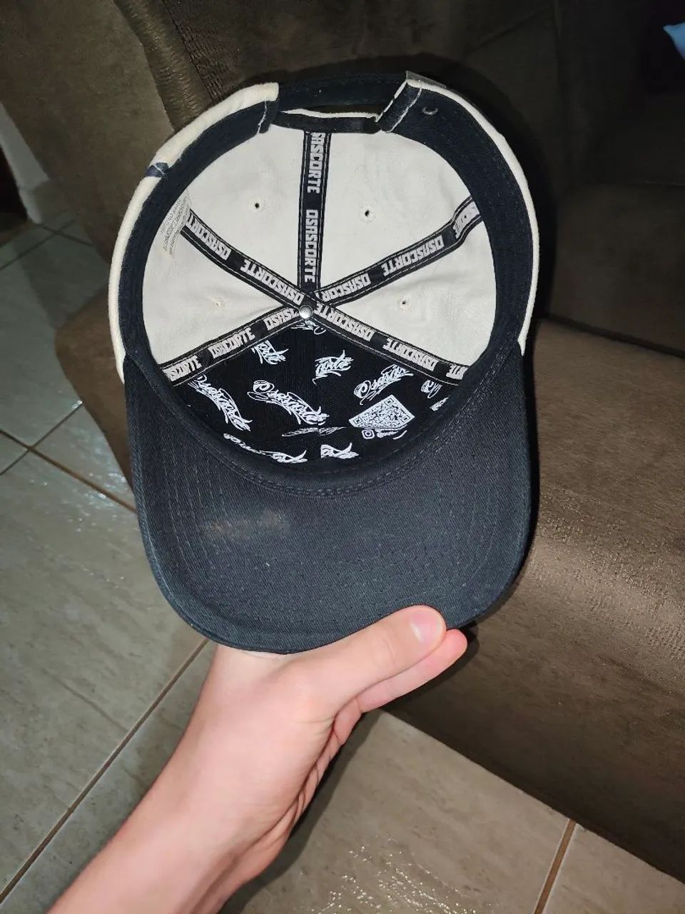 Boné osascorte branco e preto original  - Foto 4