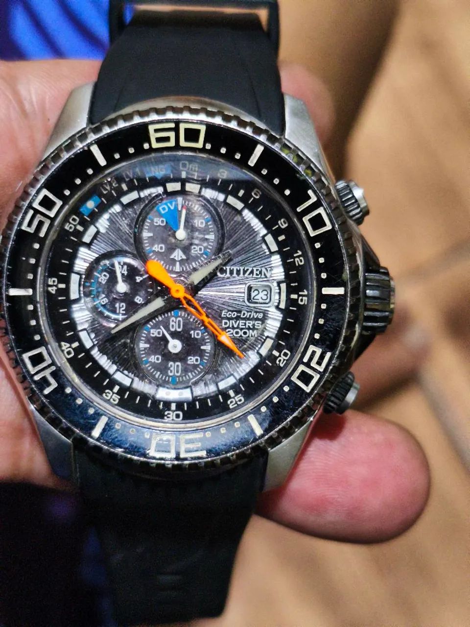 Relógio Citizen cronógrafo leia descrição 