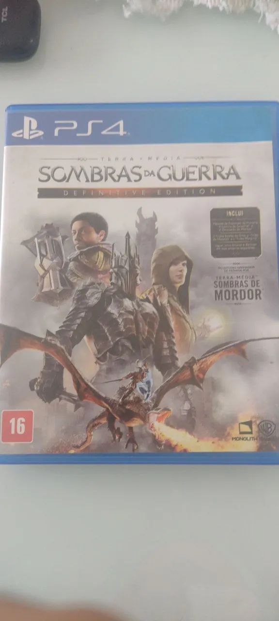 Sombras da guerra ps4 