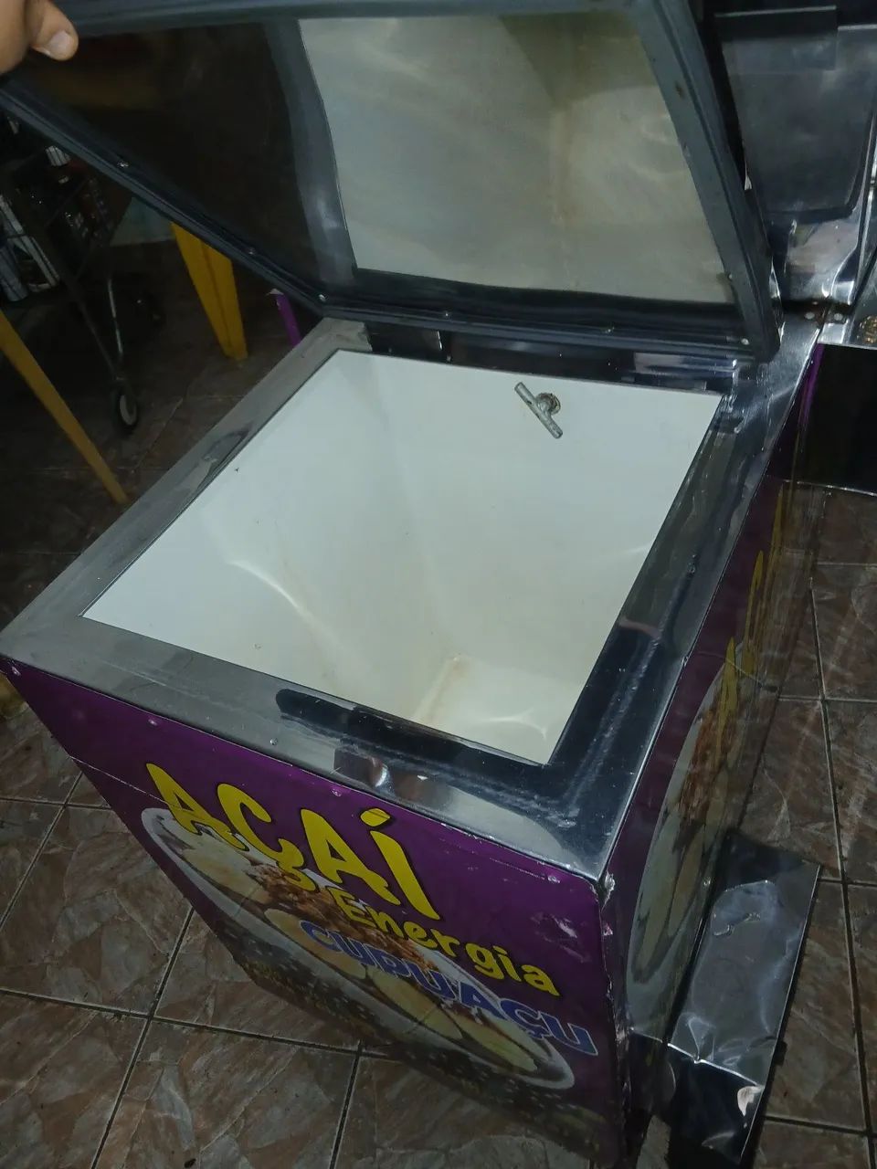 Carrinho para vender açai com frutas  - Foto 2