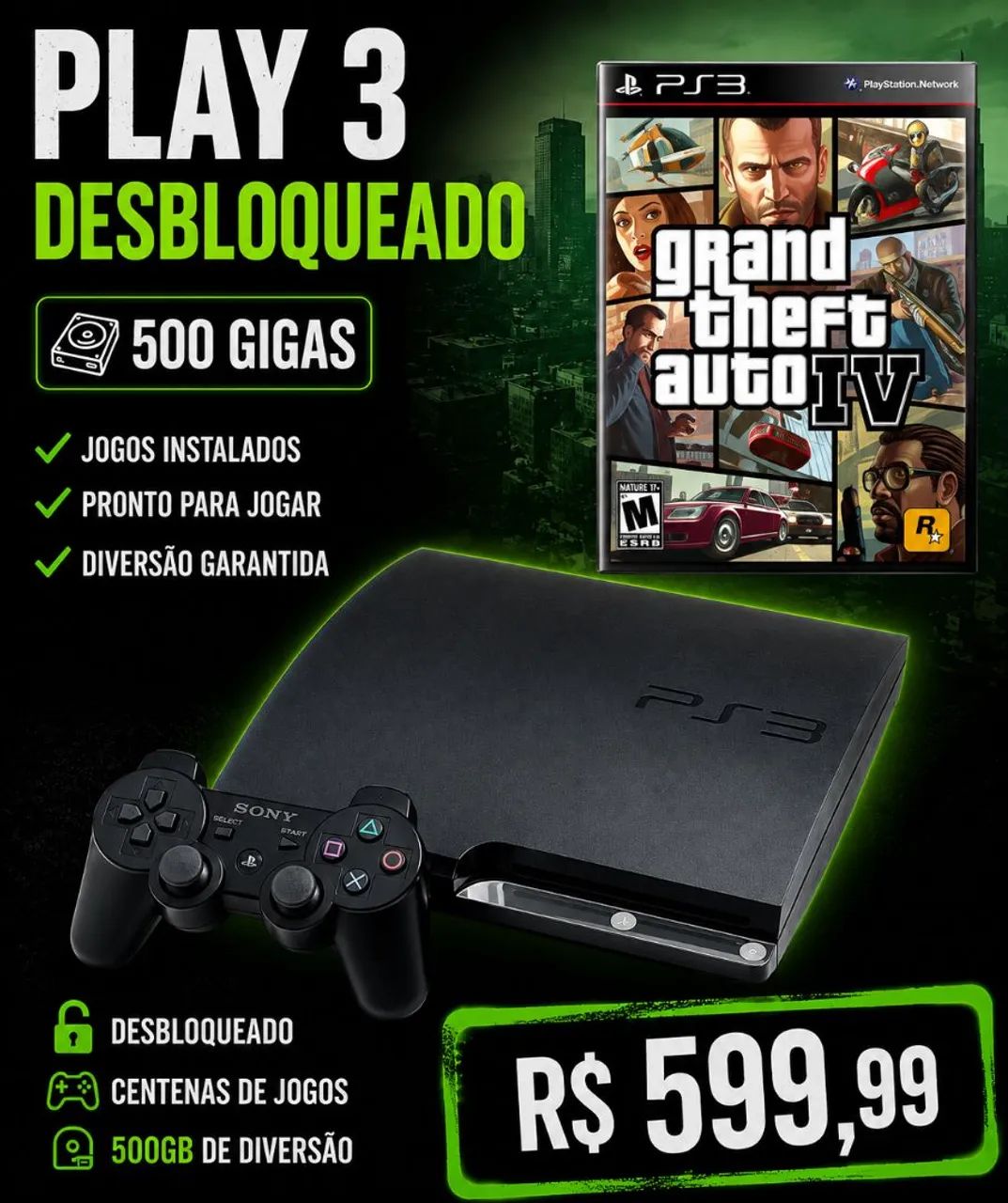 Play 3 desbloqueado 