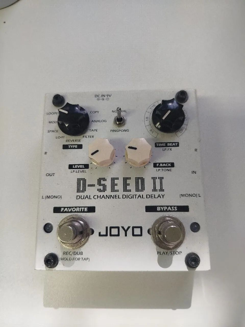 Pedal Joyo D-Seed II Delay Stereo com Looper