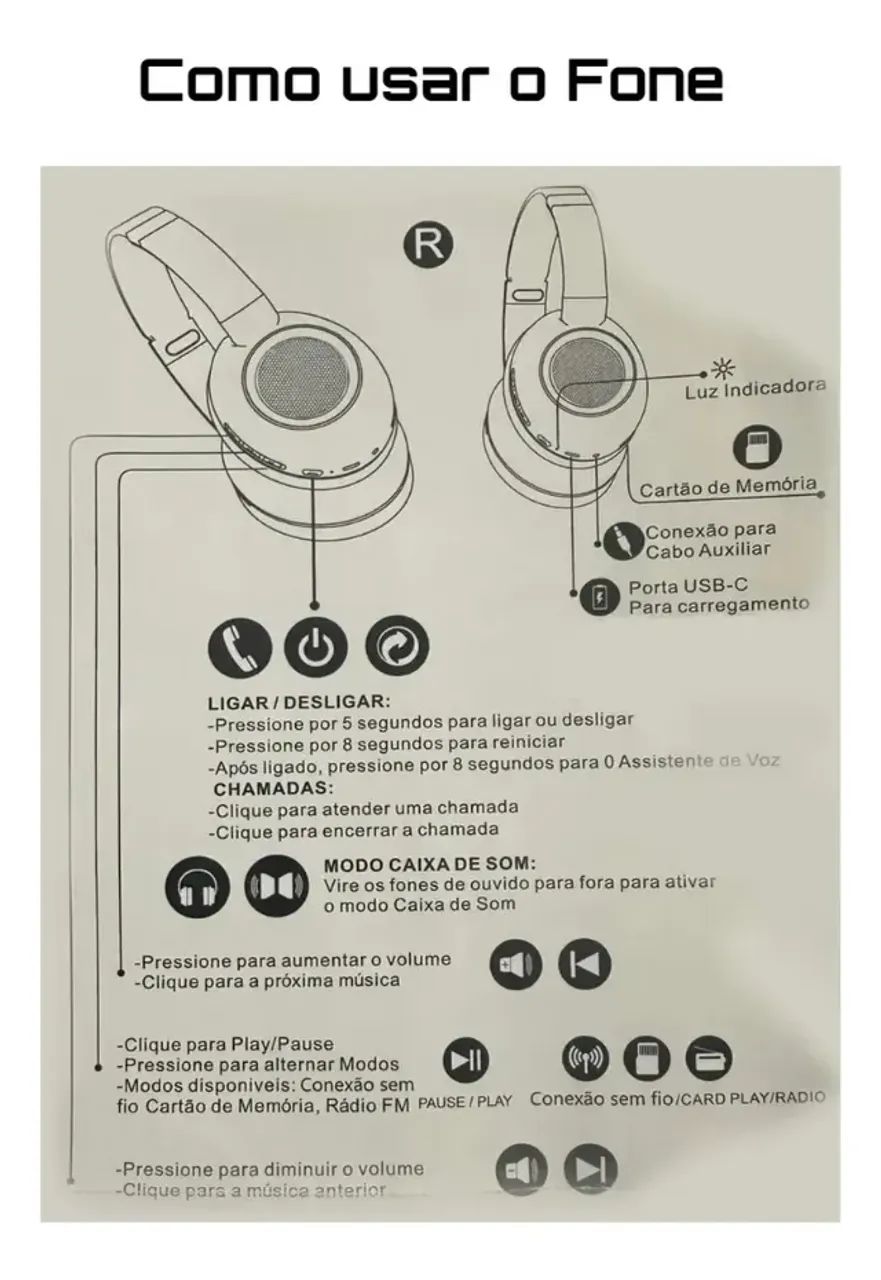Headset Multifuncional Kaidi Kd-758 Conexão Bluetooth 40hrs - Foto 5