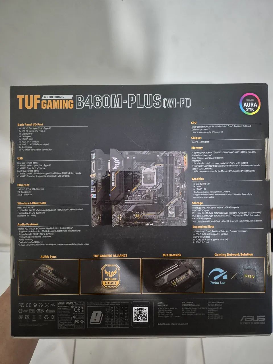Placa mãe Asus Tuf b460M-Plus Wi-Fi Intel - Foto 3