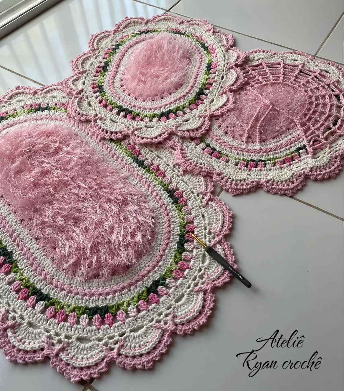 Crochê moda casa 