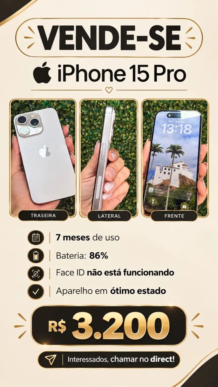 Vendo iPhone 15 pro