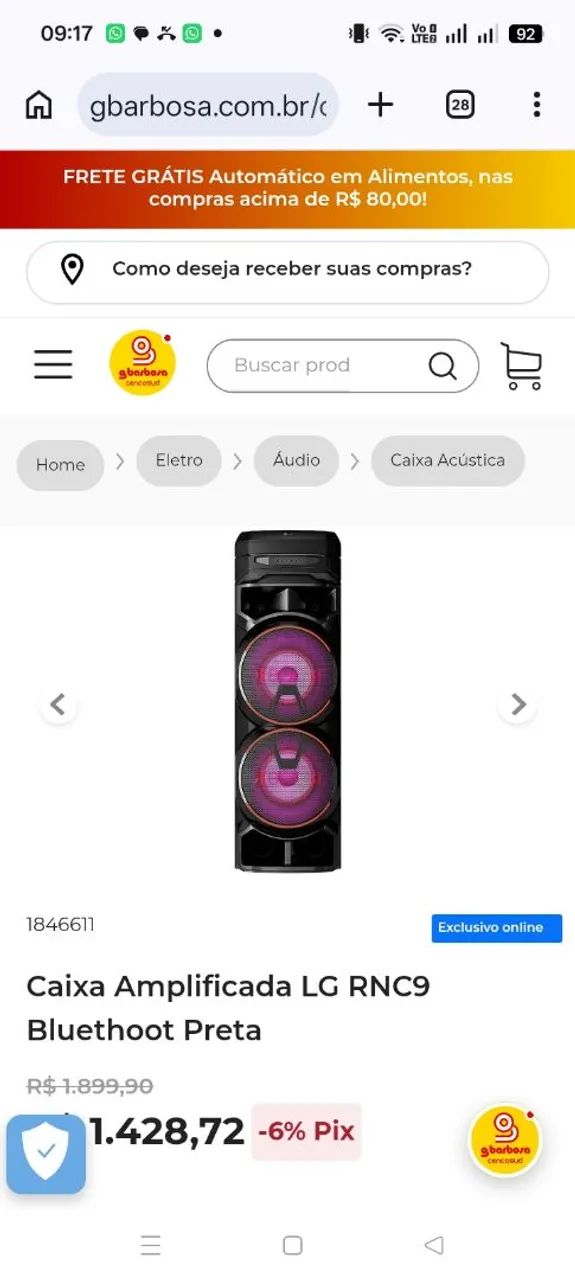 Som lg bom box