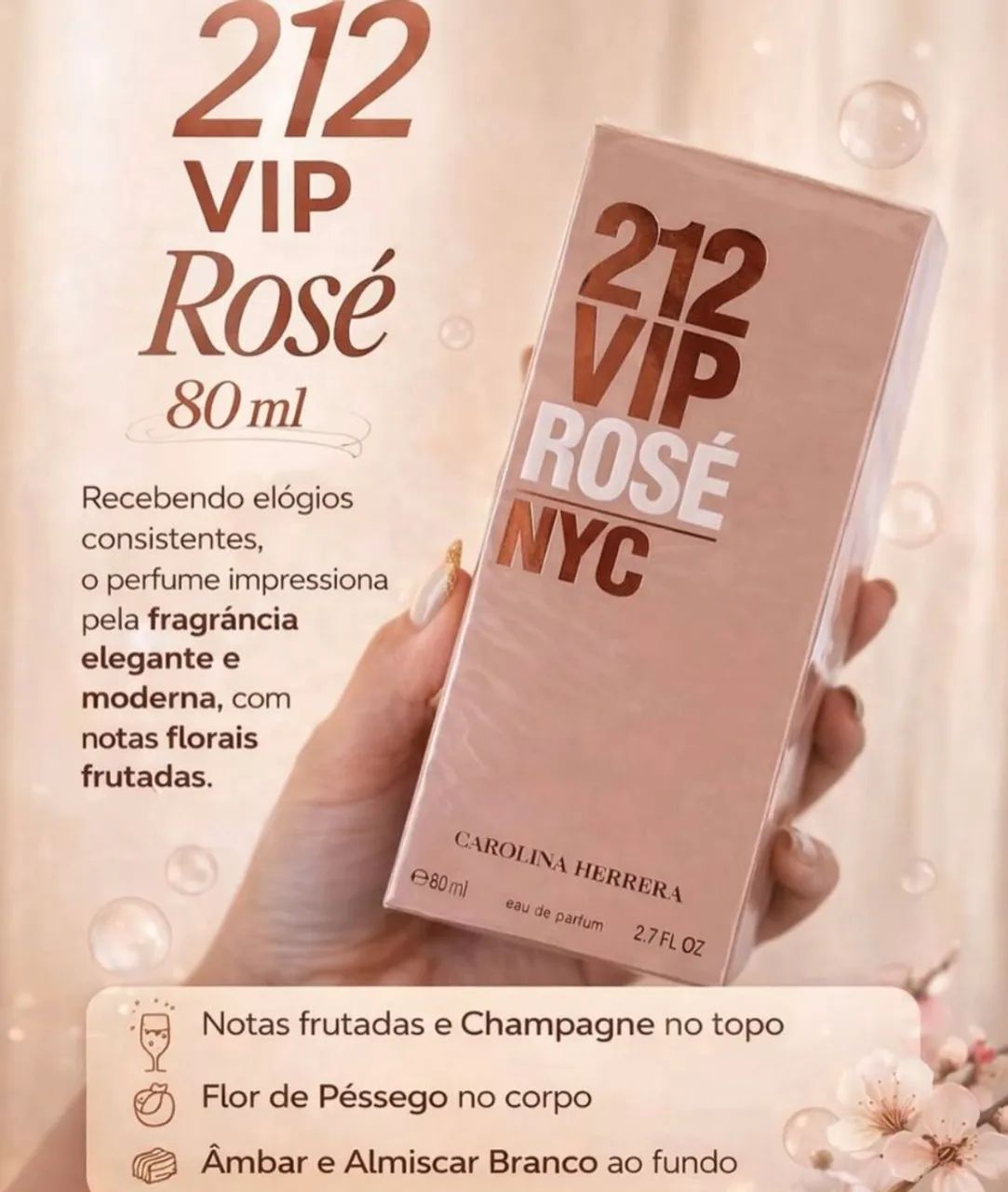 212 VIP Rosé NYC - Carolina Herrera - 80ml*