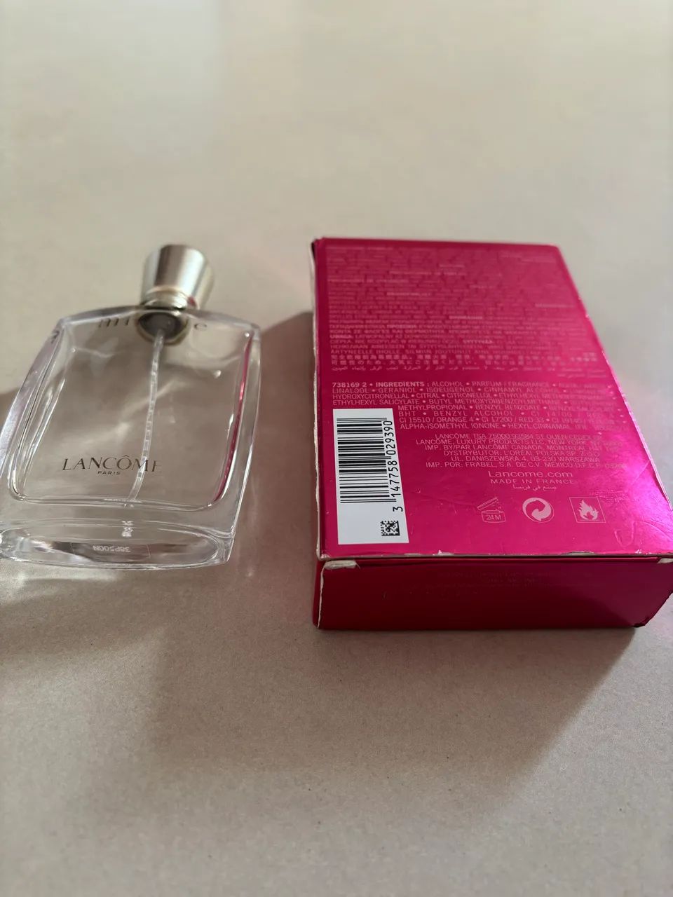Frasco vazio 50 ml perfume Lancôme original com a caixa - Foto 3