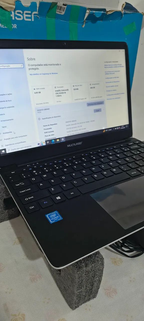 Notebook muktilaser 500Gb 4 de RAM novo com caixa  - Foto 3