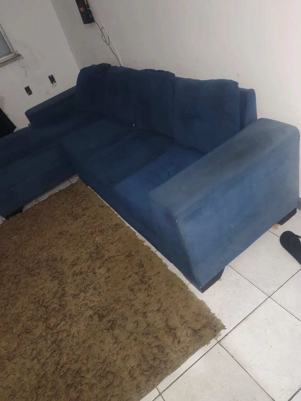 Sofá azul 