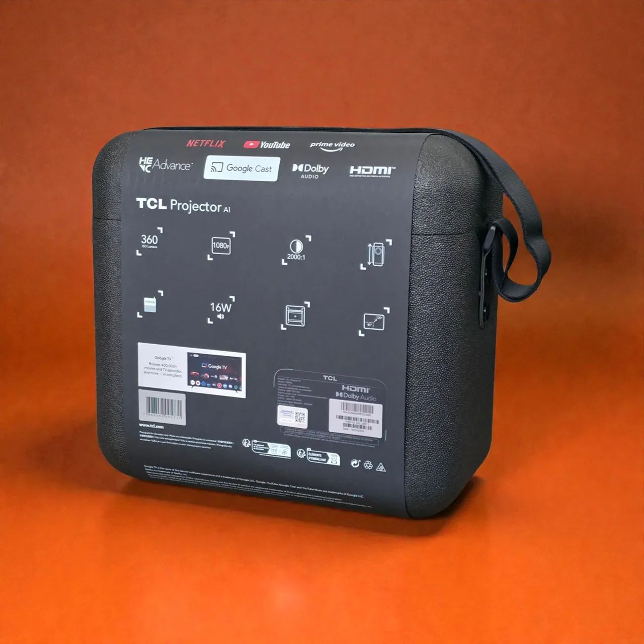 SMART TV PROJETOR TCL A1 COM GOOGLE TV ATÉ 120 POL FULL HD SUPORTE 4K!!! NOVO LACRADO!! - Foto 2