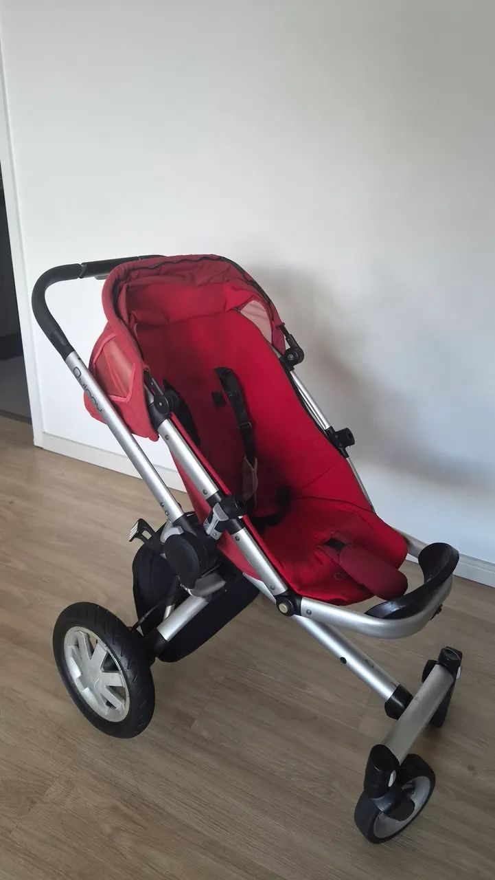 Carrinho de bebê quinny buzz rodas de borracha - Foto 5