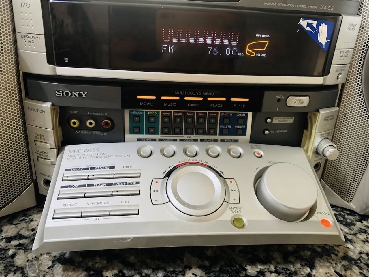Mini System Sony MHC-W555 Original - Potência Extrema (Para