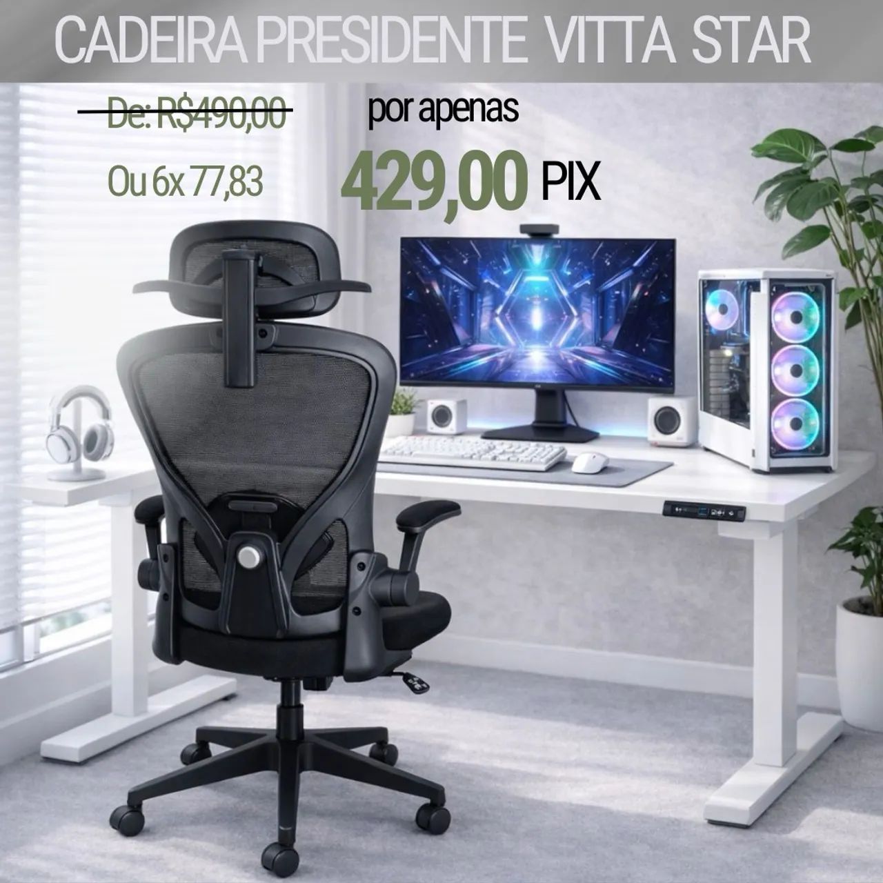 Cadeira Presidente Vitta Star 