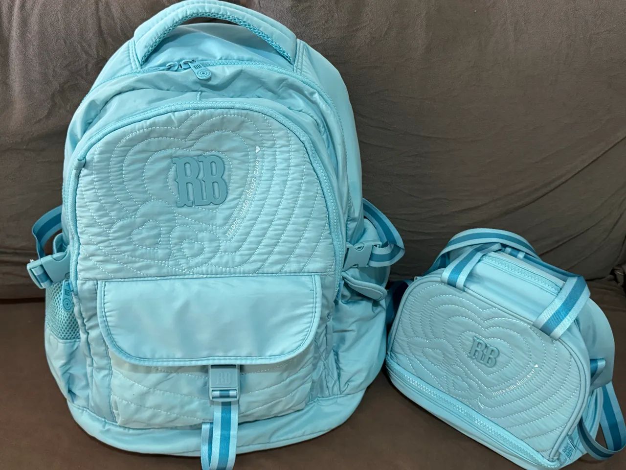 Kit mochila escolar +lancheira