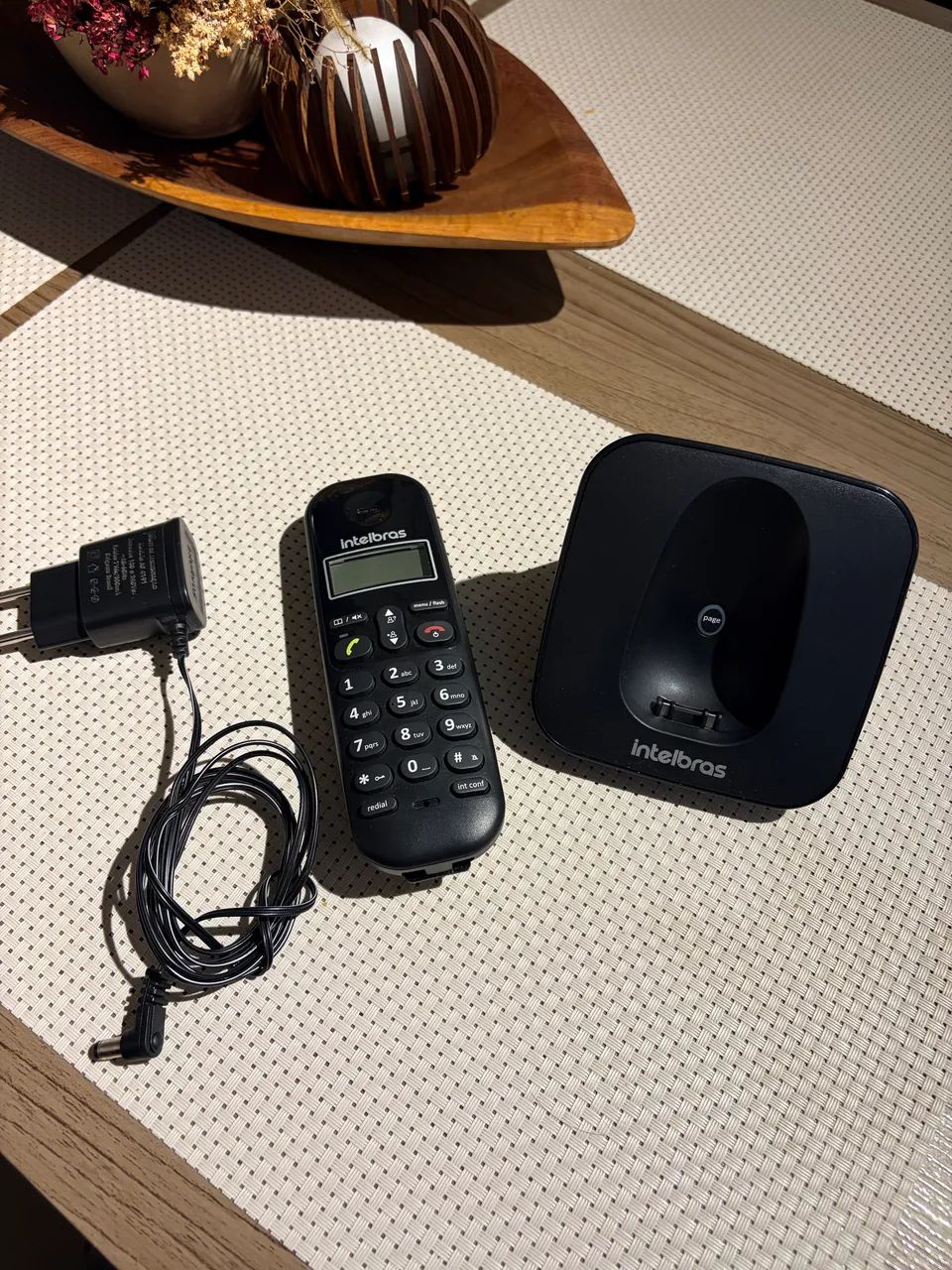 Telefone sem fio Intelbras - preto - Foto 2