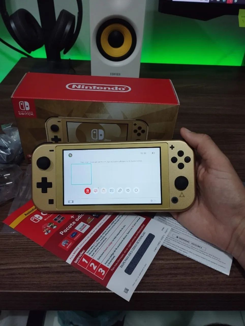 Nintendo Switch Lite edição hyrule - Foto 3
