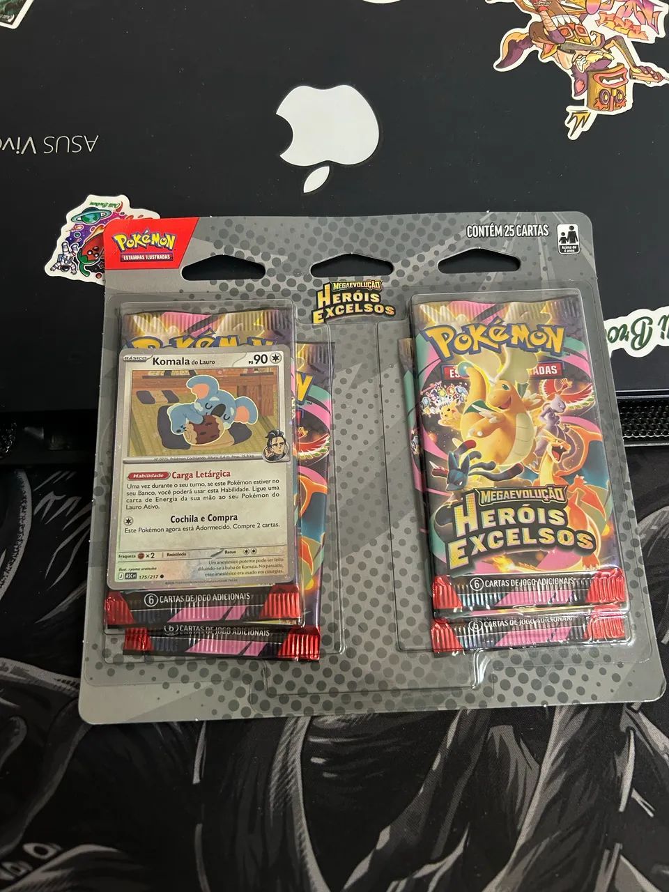 BLISTER QUÁDRUPLO MEGAEVOLUÇÃO HERÓIS EXCELSOS (valor por cada pack com 4 booster) - Foto 2