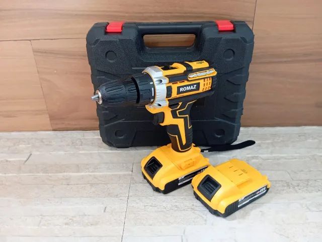 Parafusadeira Furadeira 48V 2 Baterias Com Maleta e Acessórios Completo - Foto 4