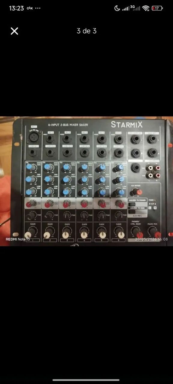 Mesa starmix 6 canais
