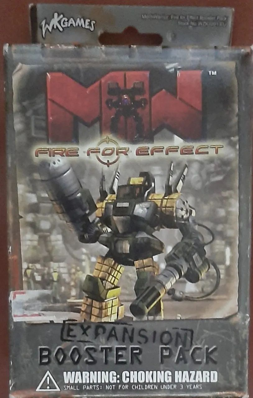 Jogo RPG - MechWarrior Booster Pack - Fire for effect - Lacrado