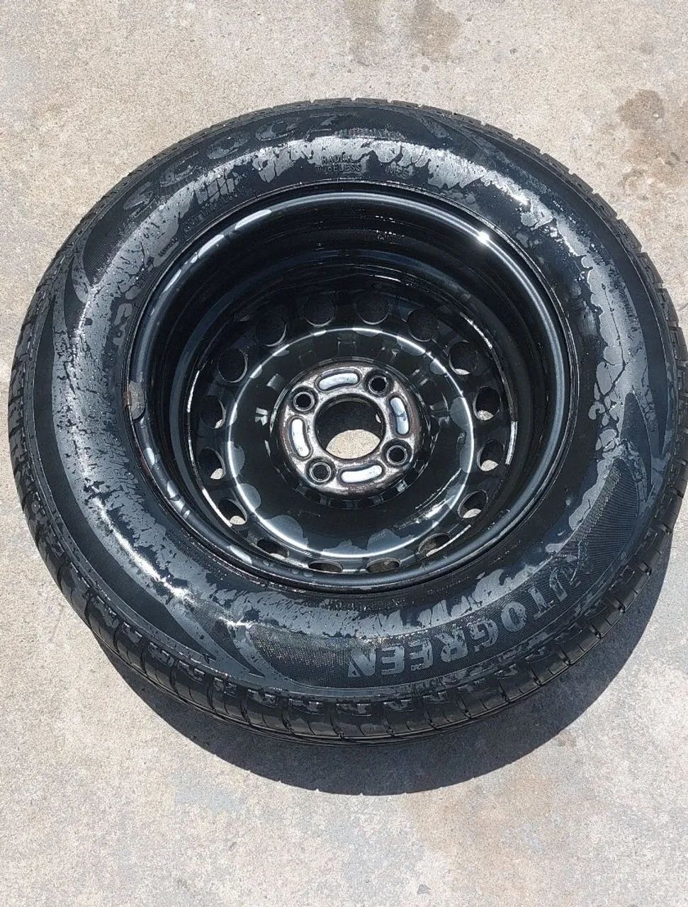Roda completa 175/75 R14 Ford - Foto 4