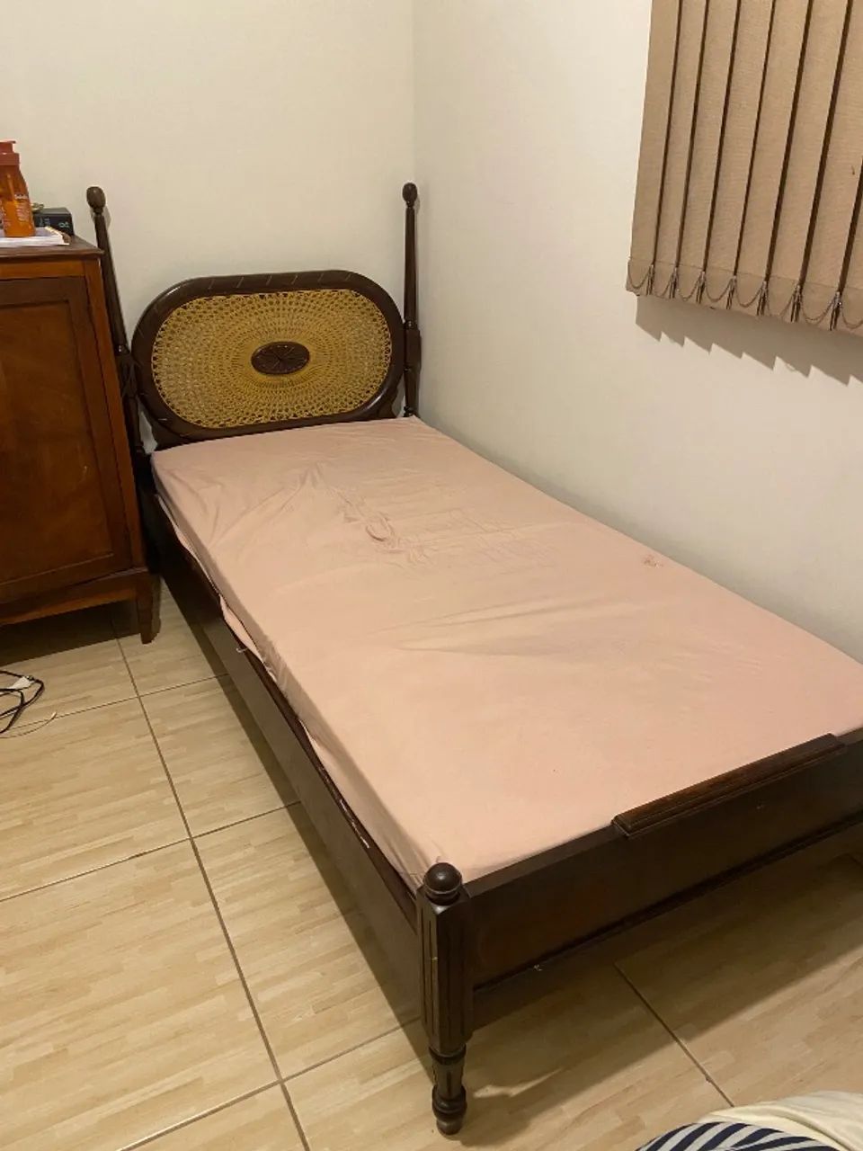 Cama solteiro madeira  - Foto 2