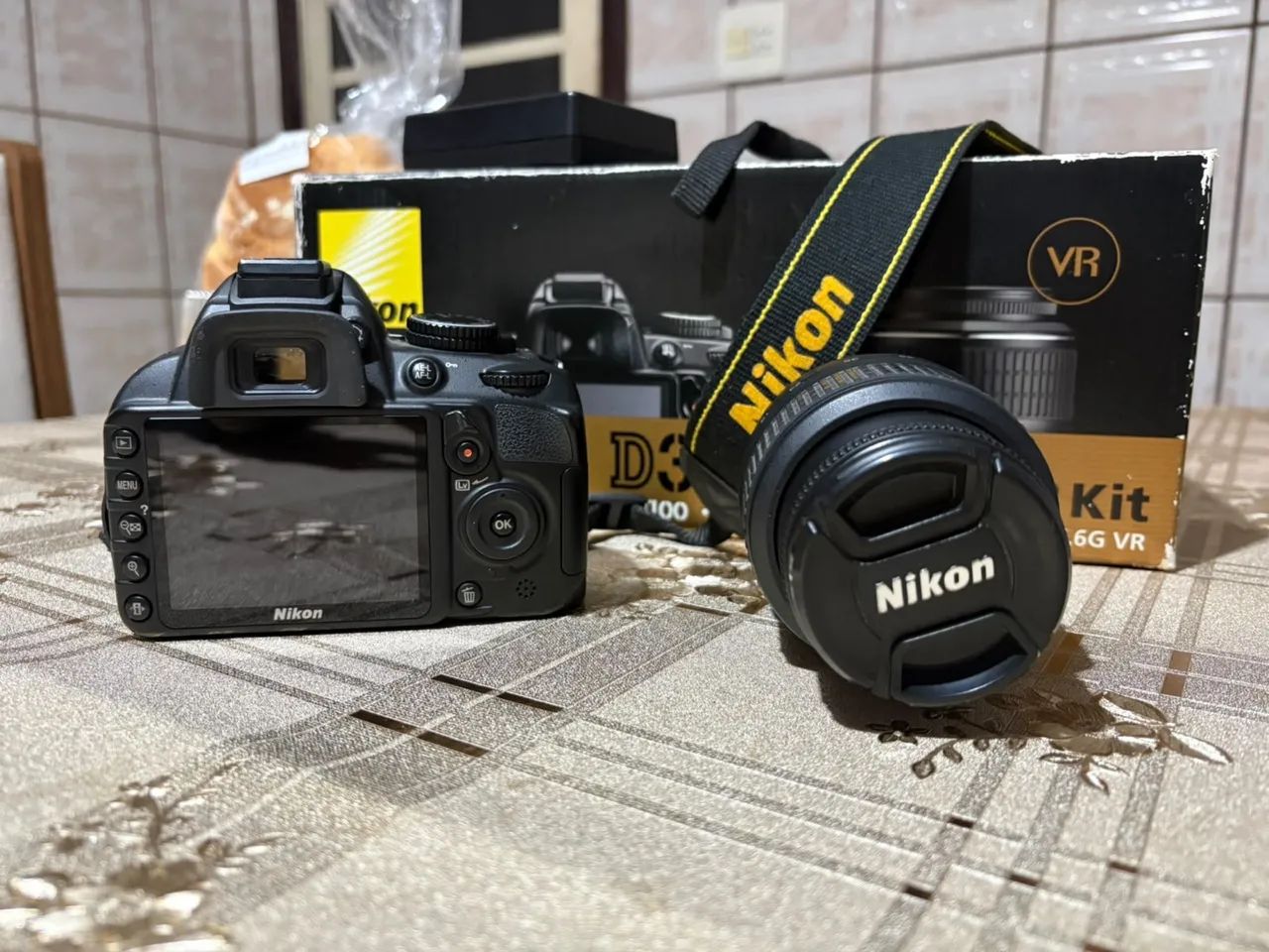 Kit Nikon d3100 - com 2 lentes (18-55 e 18-200) - Foto 3