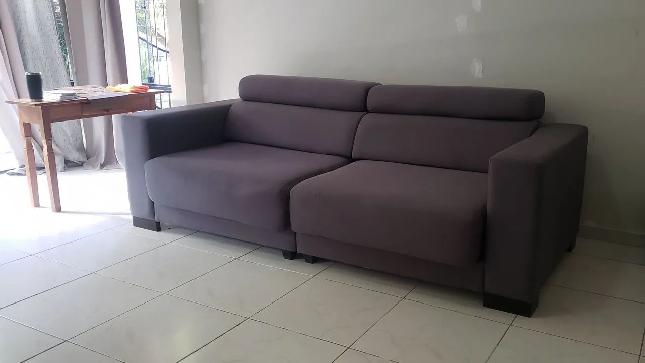 Sofá-cama elegante semi-novo  - Foto 4