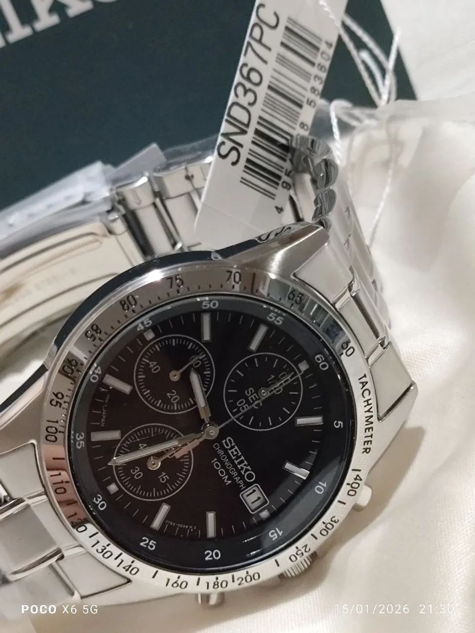 Relógio seiko novo
