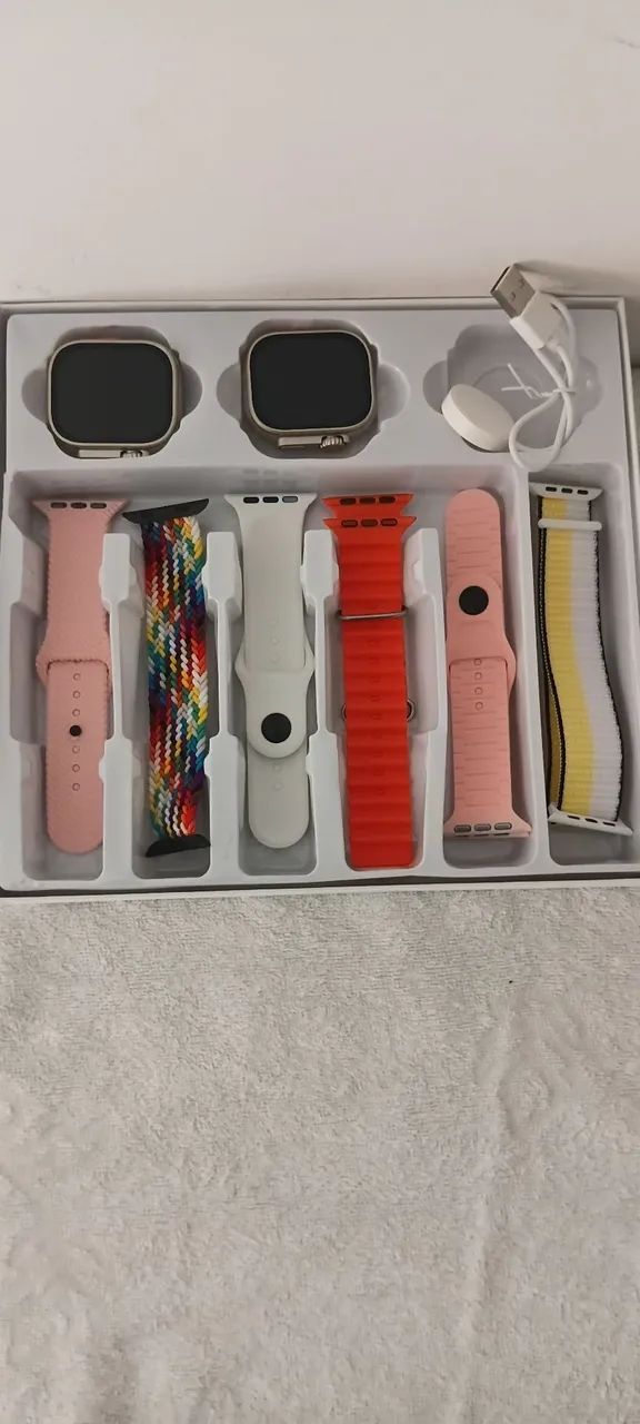 SmartWatch lumart com 2 Relógios e 6 pulseiras - Smartwatches