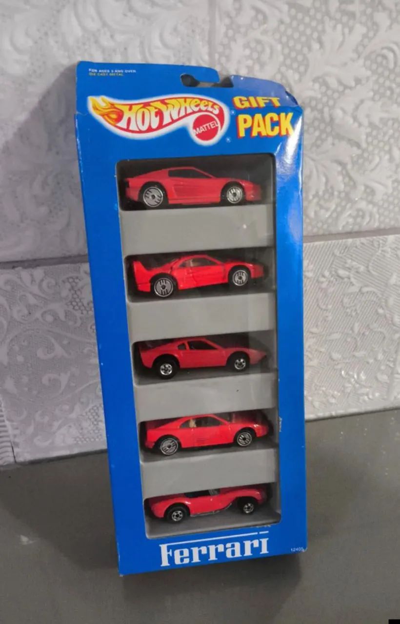 100% Hot Wheels まとめ売りセット① Pack hot Wheels Ferrari 5 miniaturas - Telefonia Fixa e Sem Fio