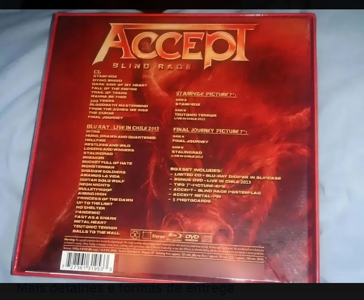 Accept Blind Rage Box  - Foto 2