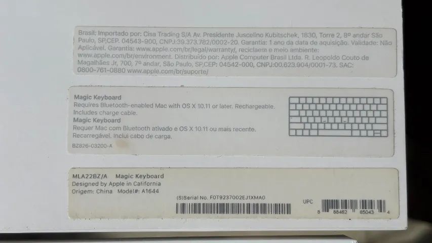 Teclado Apple Magic Keyboard par IPAD - original - Foto 3