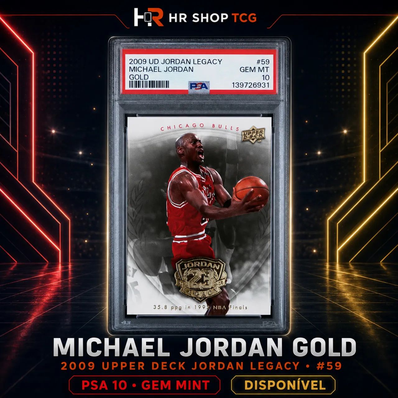TCG- MICHAEL JORDAN GOLD 59 ? PSA 10 GEM MINT