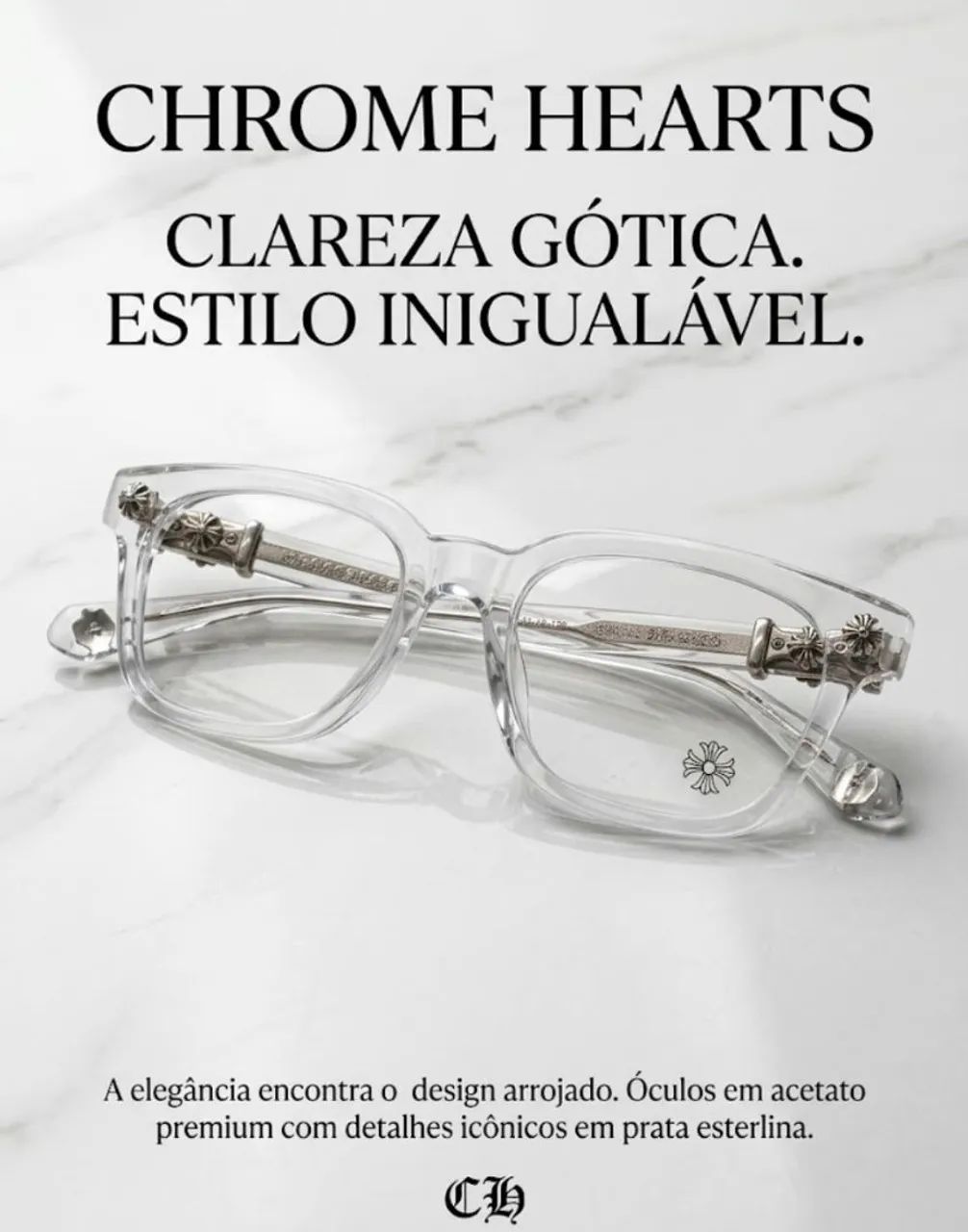 Óculos Chrome Hearts