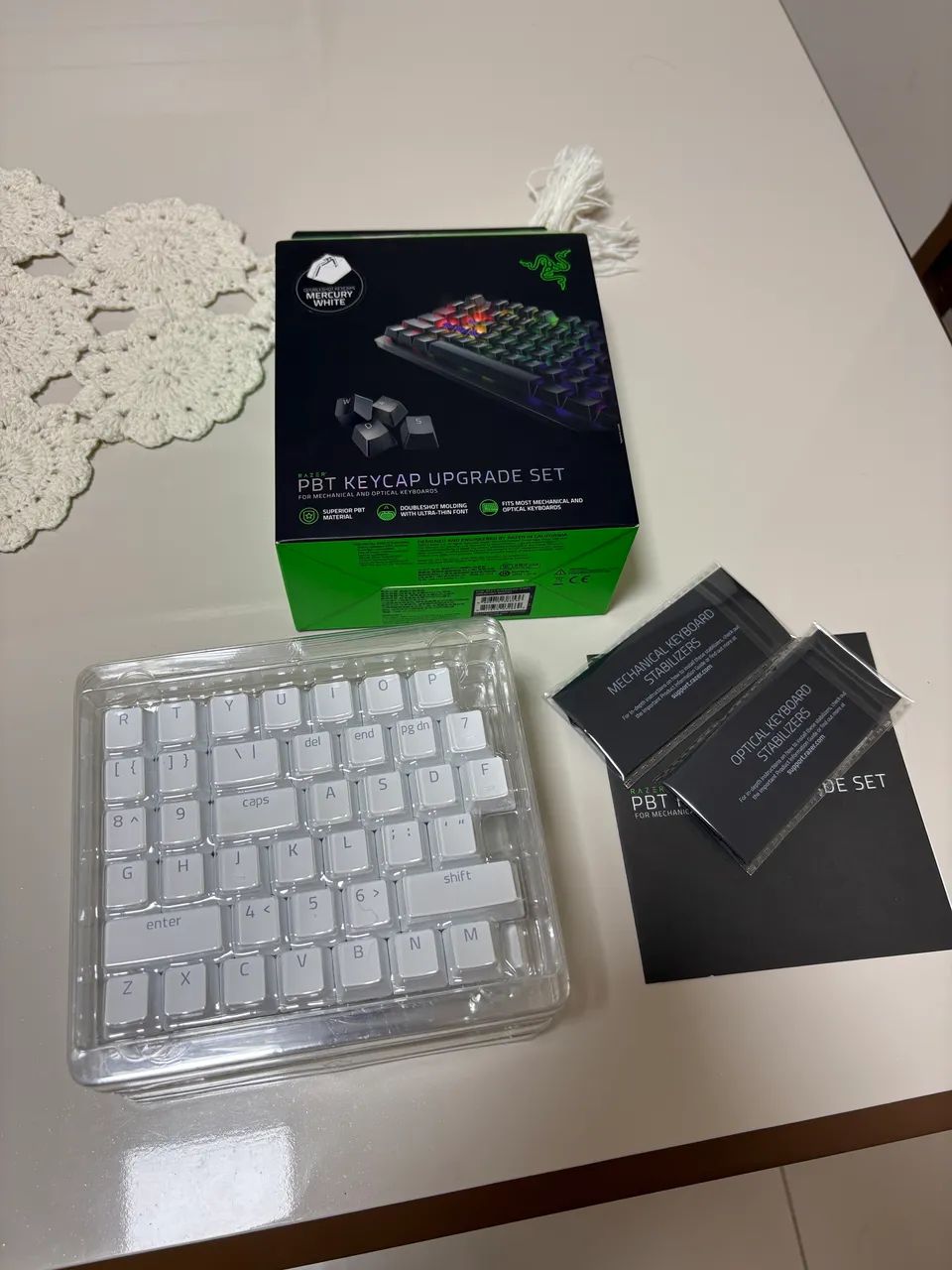 Conjunto de Keycaps Razer (BRANCA) - Foto 2