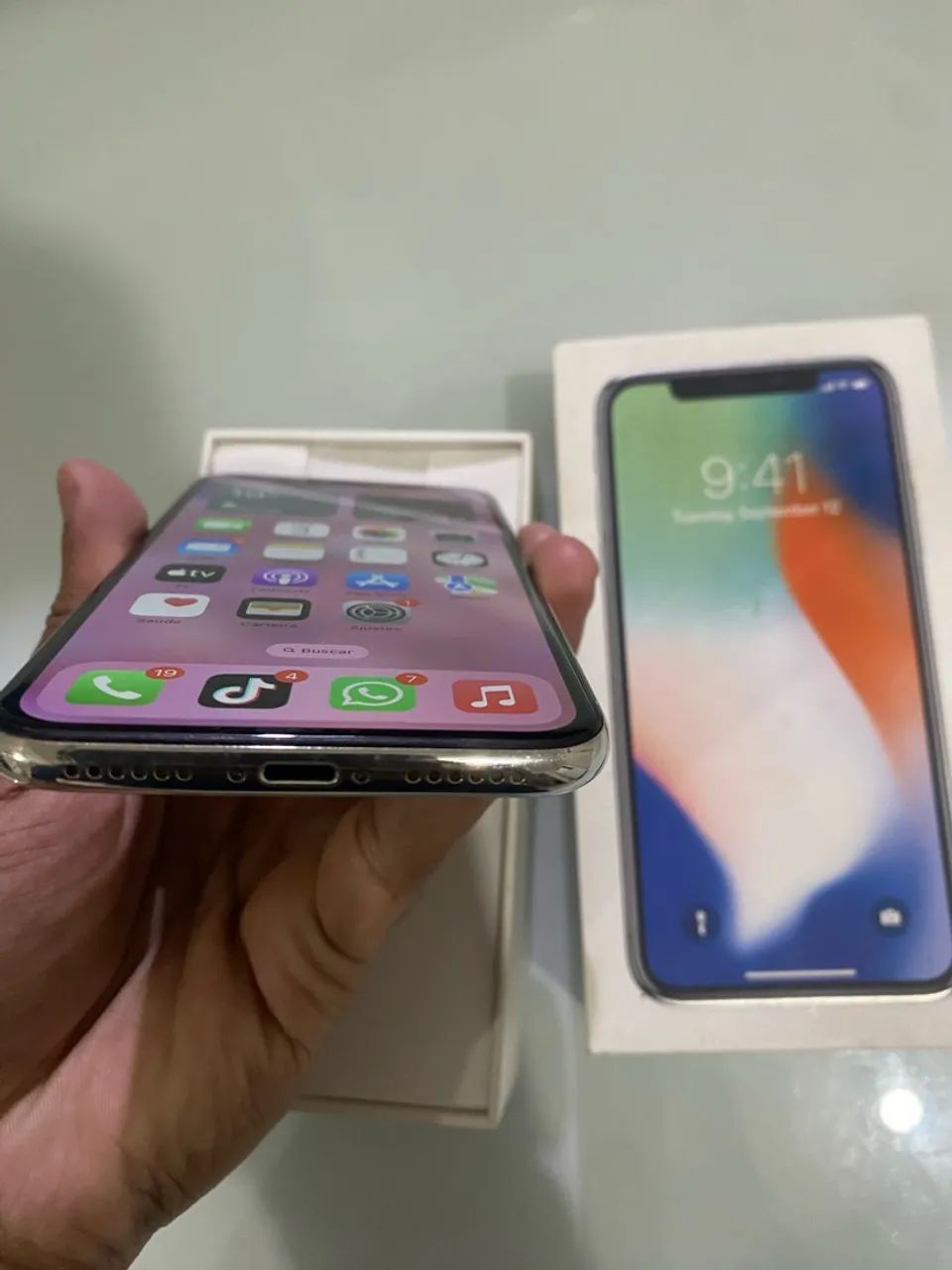 iPhone X branco  - Foto 5
