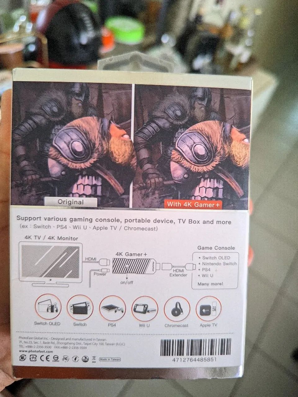PhotoFast 4k gamer+ - Peças e Acessórios de Vídeo Game - Rosa dos