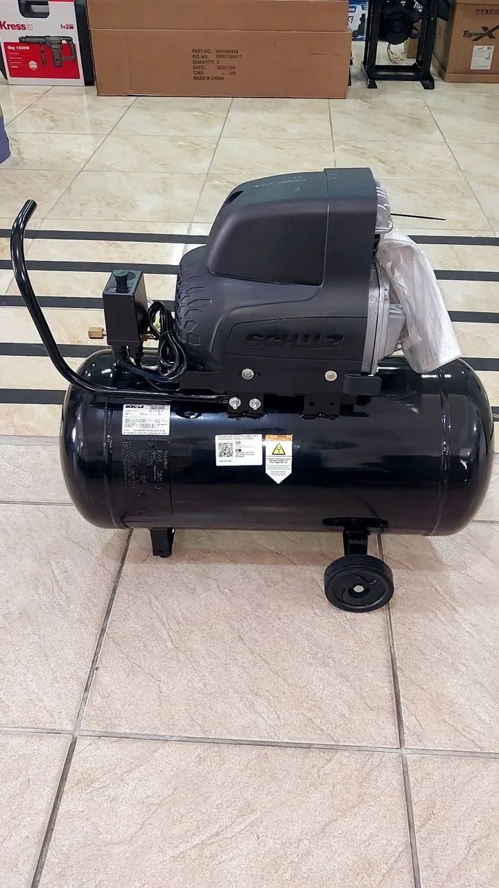 Compressor de ar 50L 2.0hp 8.7pcm Schulz (Loja/Novo) - Foto 5