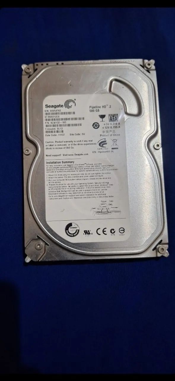 Hd 500gb seagate