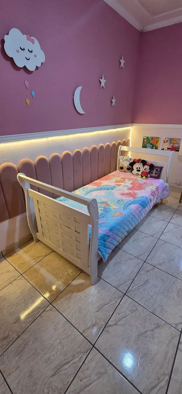 Guarda roupa, cômoda e cama em mdf - Foto 4