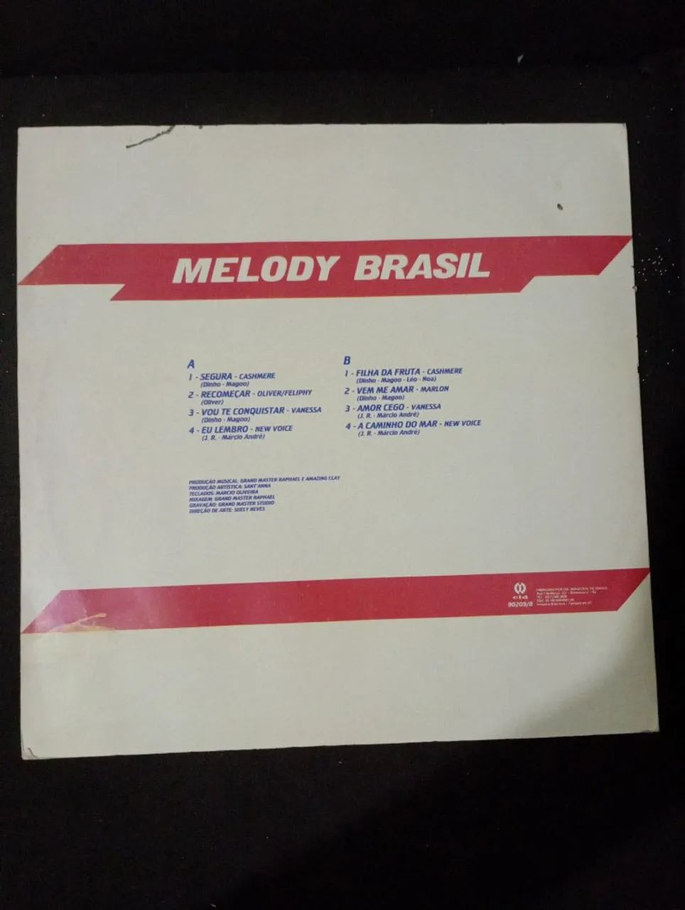 LP Melody Brasil Grandmaster Raphael 1994 - Foto 2
