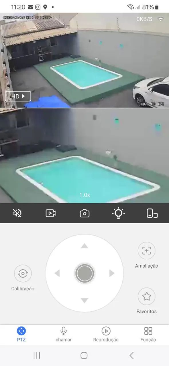 Edícula com piscina
