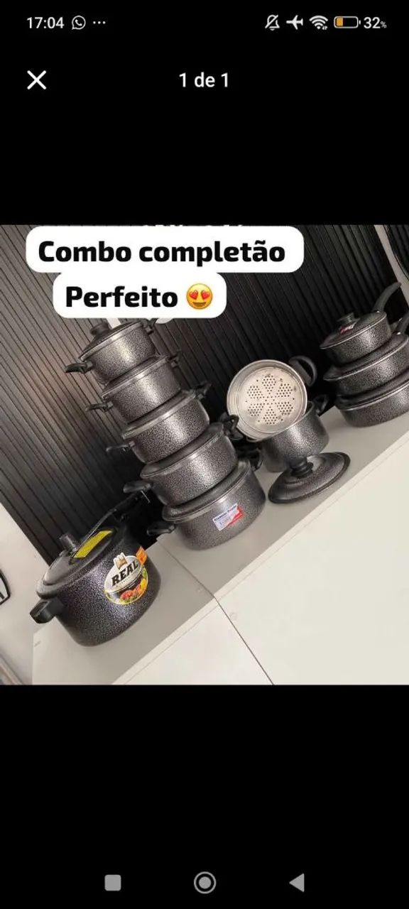 Kit completo de panelas 