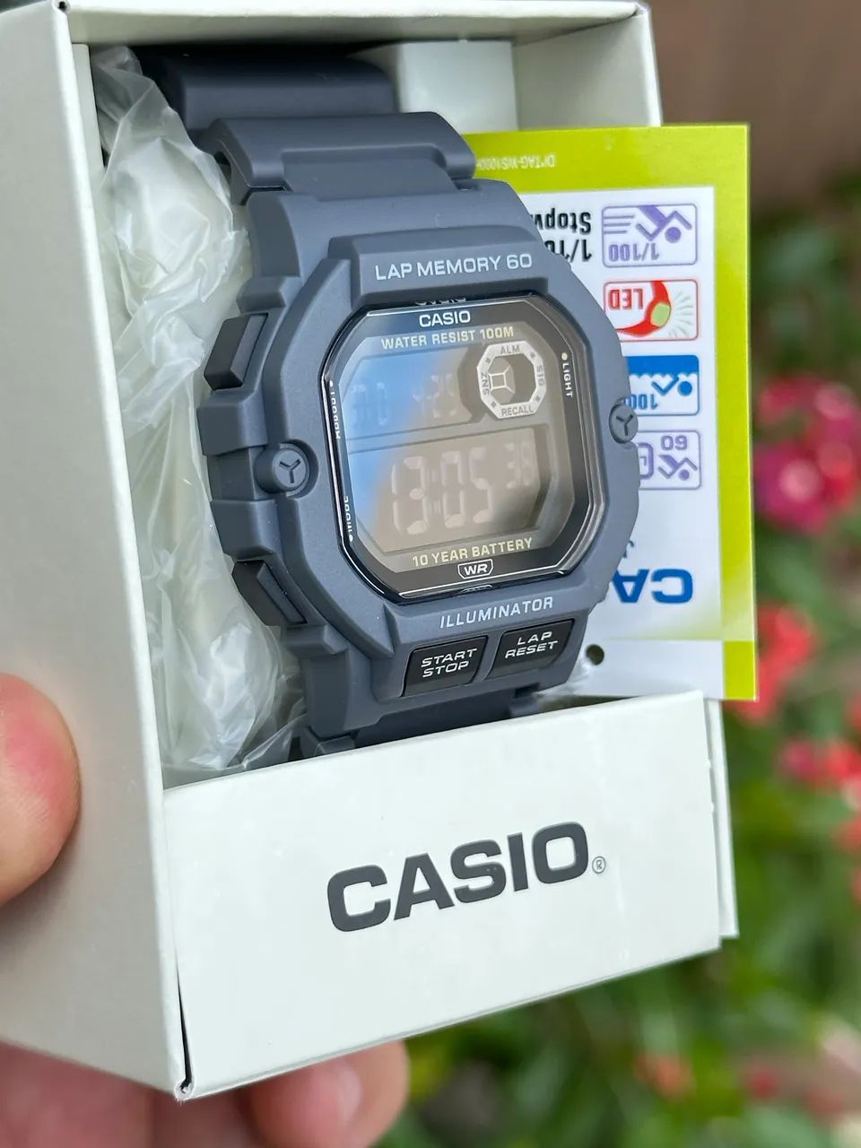 Relógio Casio WS-1400 44mm novo - Foto 3