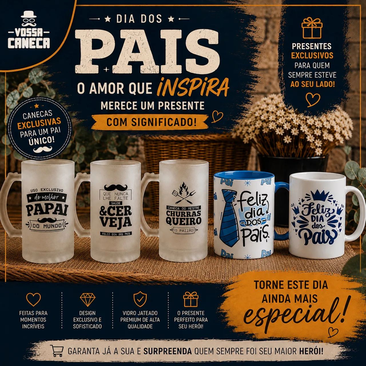 Caneca Dia dos Pais - Foto 4