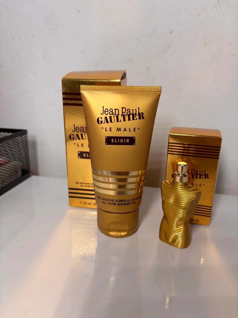 Perfume Jean Paul Gaultier - Le Male Elixir e Gel de cabelo/corpo - Foto 3